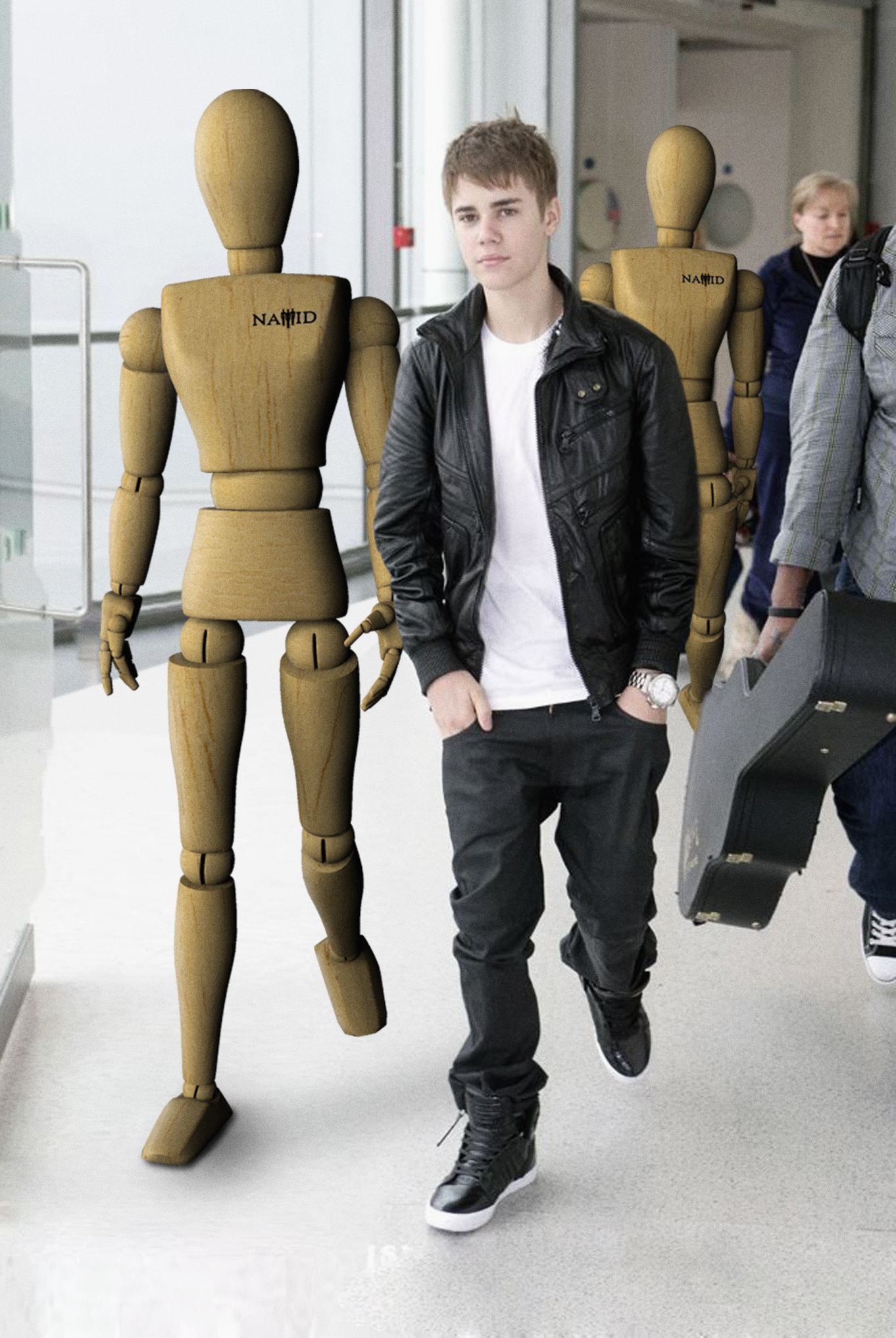 Namid with Justin Bieber